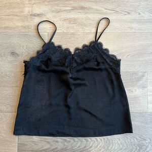 Hyfve Women's Floral Lace Pullover Cami Top Black Size Medium